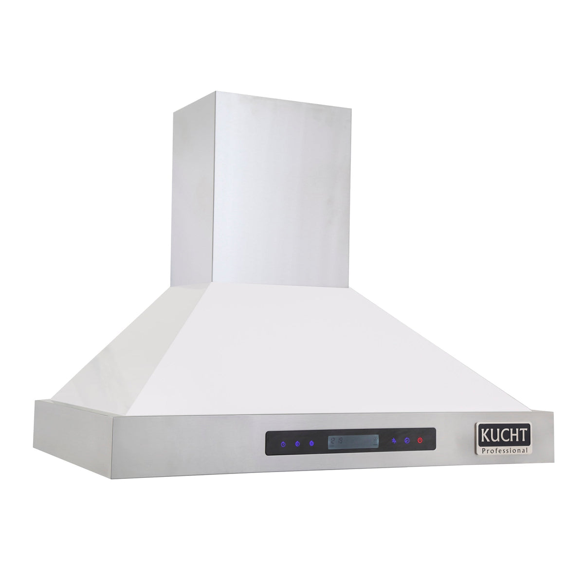 Kucht Professional 30" Wall Mount Range Hood 900 CFM in White - KRH3015-W
