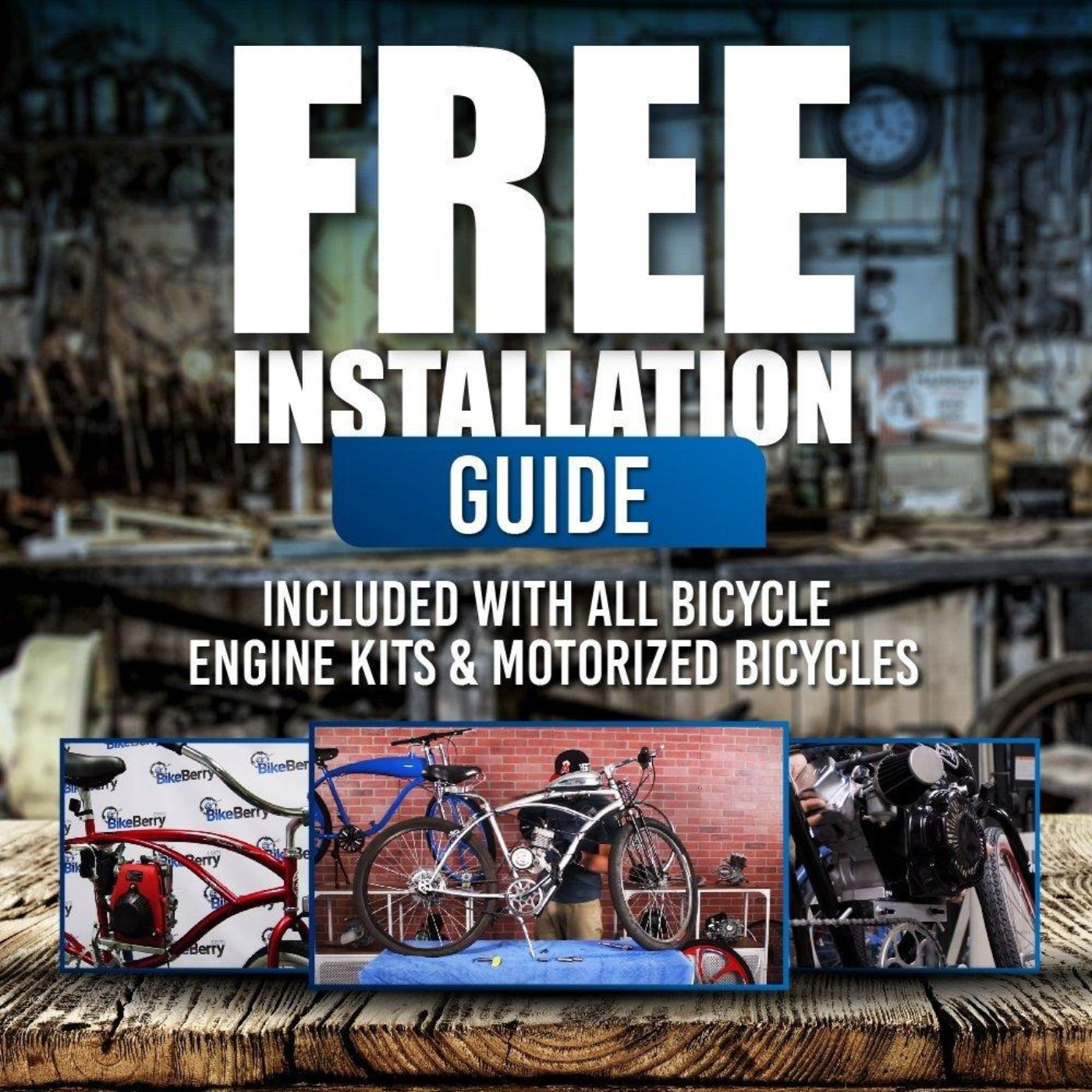 Tracer 26 Inch Men's Ace Beach Cruiser + BBR Tuning 2-Stroke Stage 4 Performance Engine - MB-TOUCH-M-BK + STK-BEK80-S + FH-CDI-ST1 + BBR-HPHEAD + FH-EXPCHAMB-CRM + WPS-2-B6HS + SD-HPCARB
