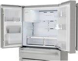 Sharp French 4-Door Counter-Depth Refrigerator with Water Dispenser  - SJG2254FS-KT-