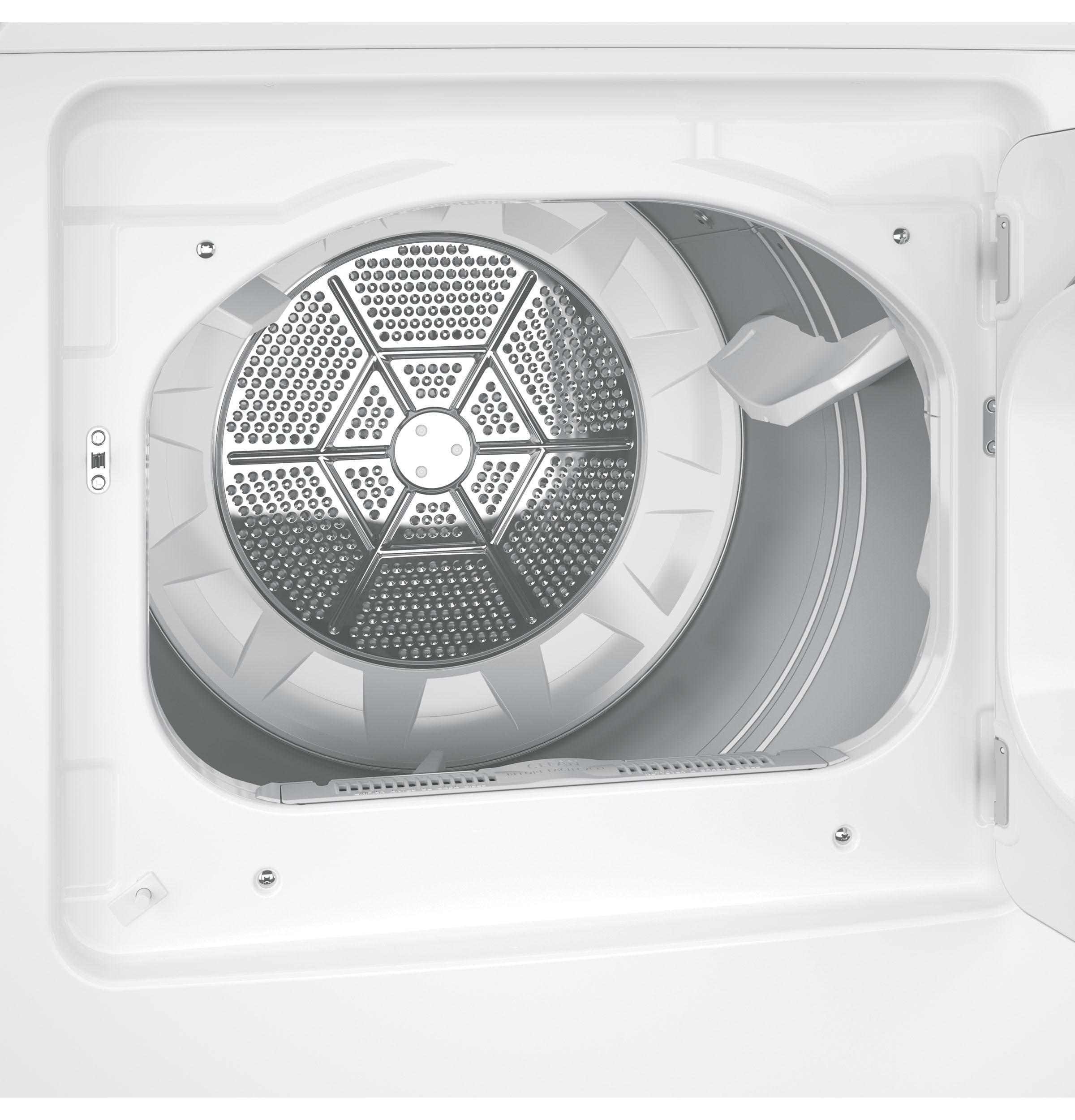 HOTPOINT 6.2 cu. ft. Capacity aluminized alloy Gas Dryer - HTX24GASKWS-KT