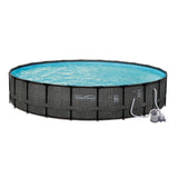 Summer Waves Elite 24ft x 52in Pool Set and Kokido Telsa 5 Handheld Pool Vacuum - 143117