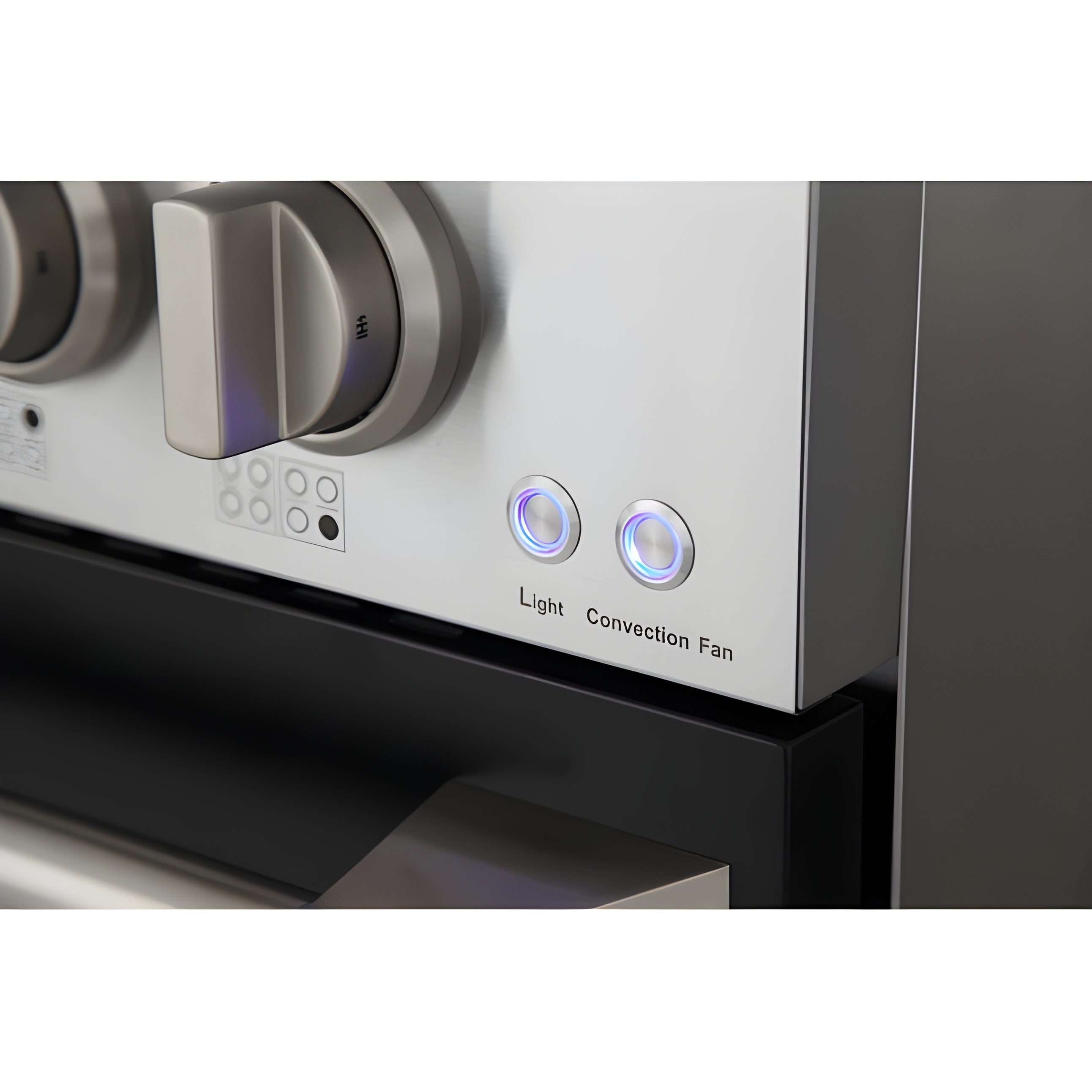 Kucht 48" Pro-Style Natural Gas Dual Fuel Range with 4 Burners in Black - KDF482-K