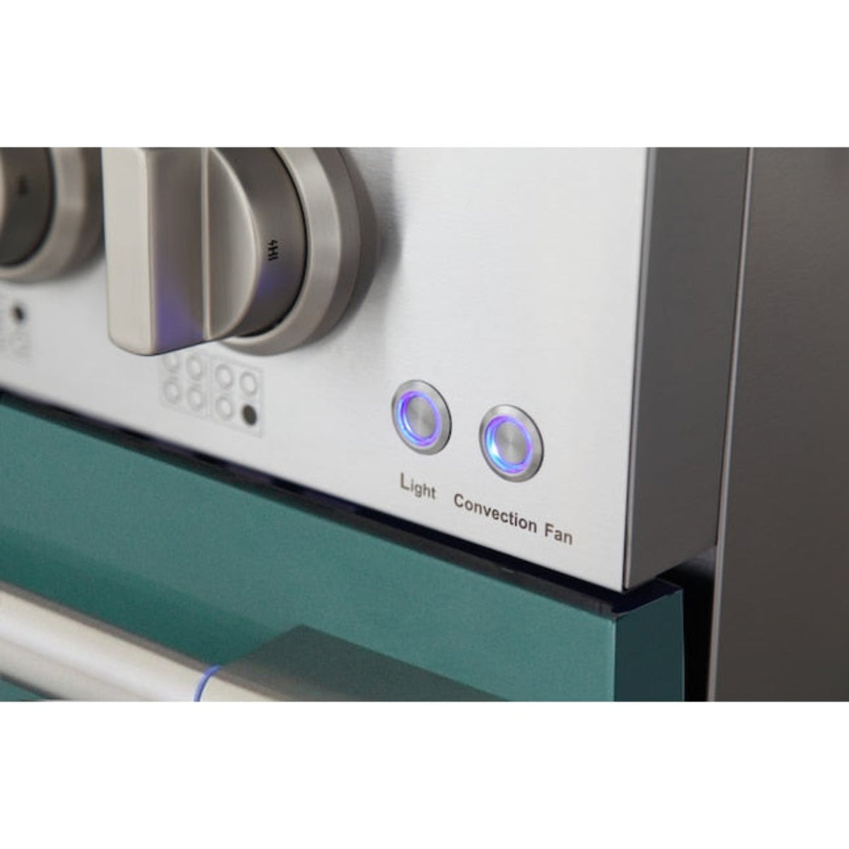 Kucht 48" Pro-Style Propane Gas Dual Fuel Range with 4 Burners in Green - KDF482/LP-G