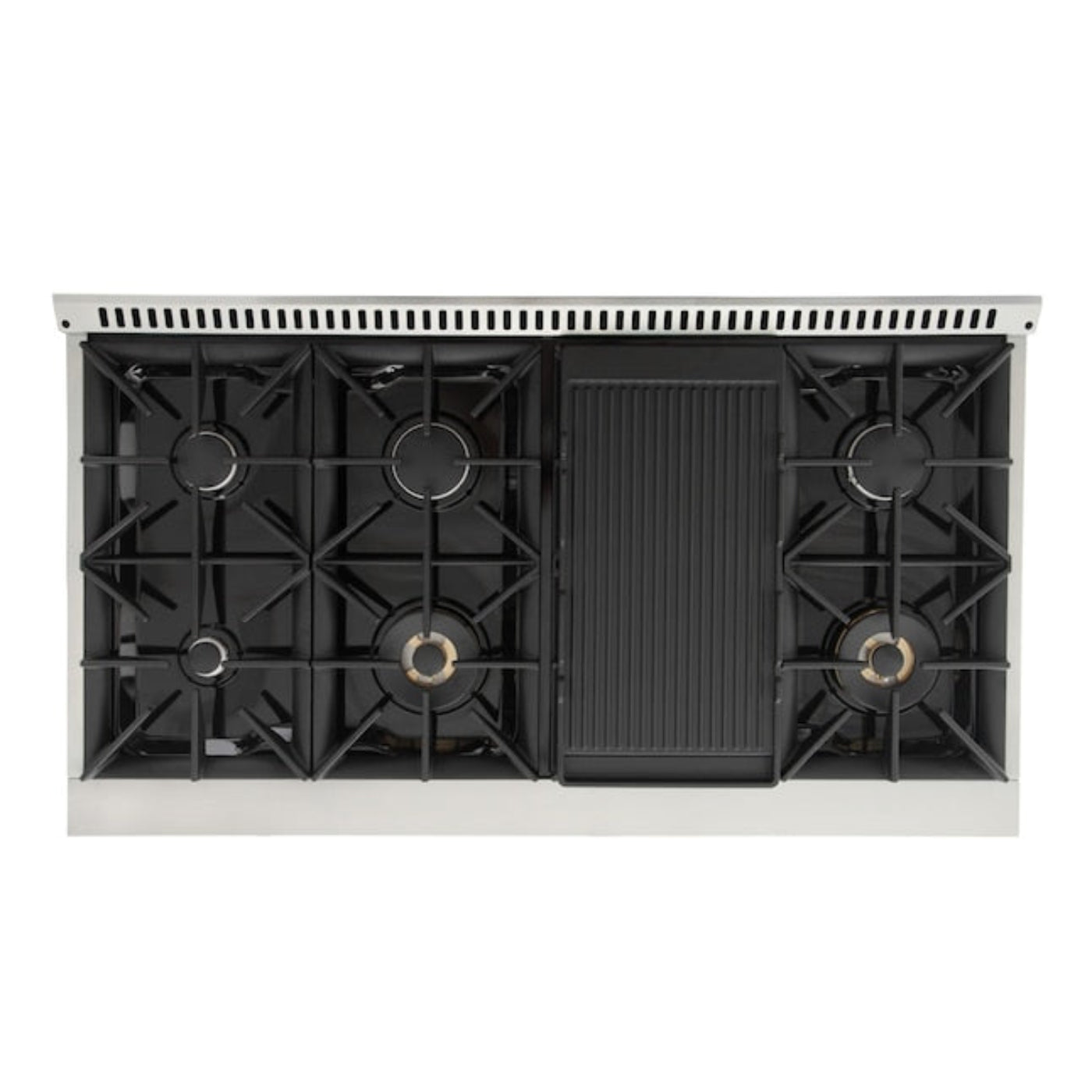 Kucht 48" Pro-Style Propane Gas Dual Fuel Range with 4 Burners in Olive Green -KDF482/LP-OG