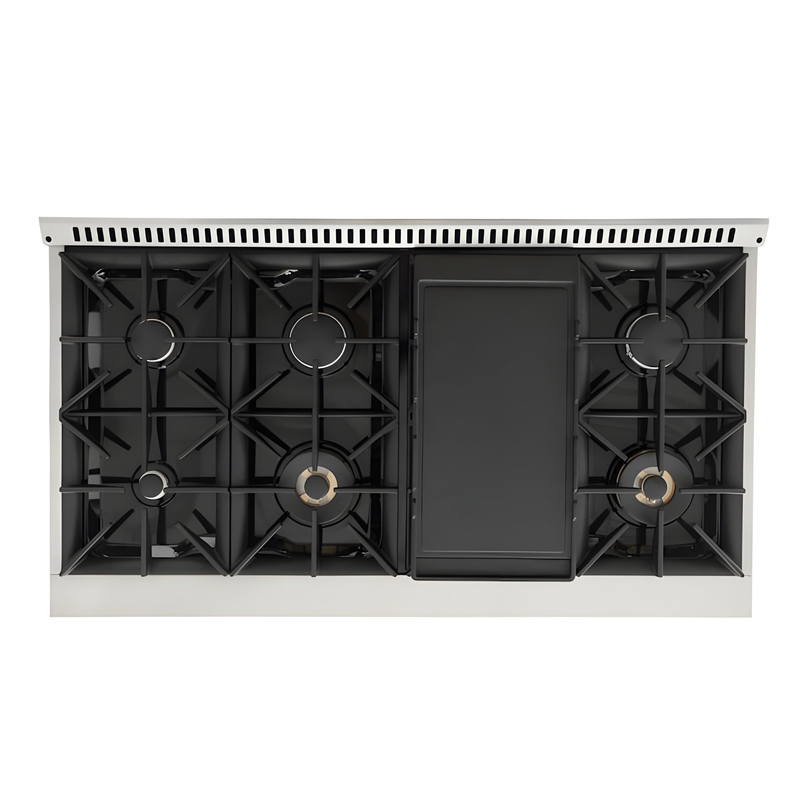 Kucht 48" Pro-Style Natural Gas Dual Fuel Range with 4 Burners in Stainless Steel - KDF482-S