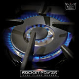Kucht 36" Pro-Style Natural Gas Dual Fuel Range with 4 Burners in White - KDF362-W