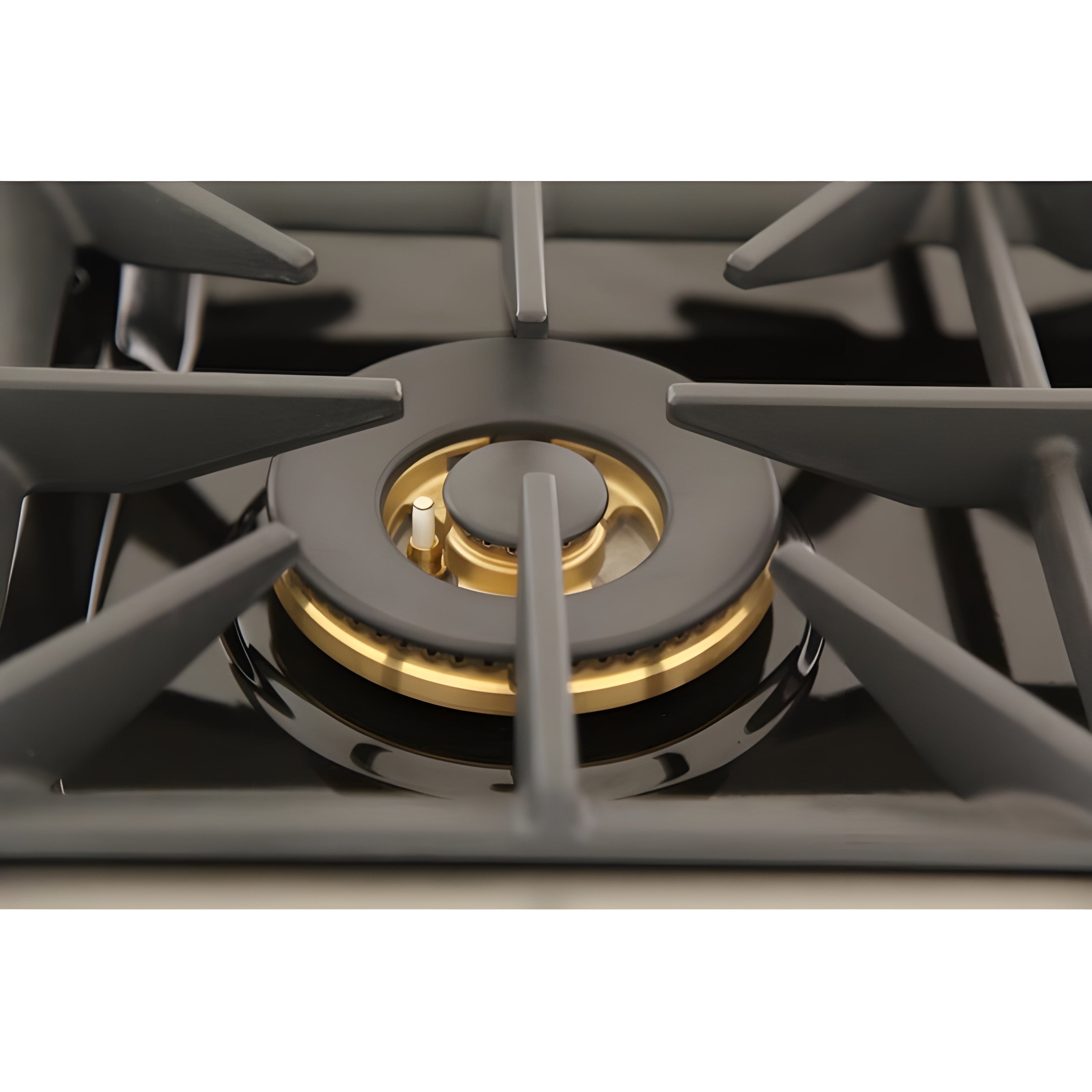 Kucht Professional 36 in. 5.2 cu ft. Natural Gas Range with Blue Door and Silver Knobs - KNG361-B