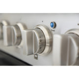 Kucht Professional 30 in. 4.2 cu ft. Propane Gas Range with Silver Knobs - KNG301/LP-S