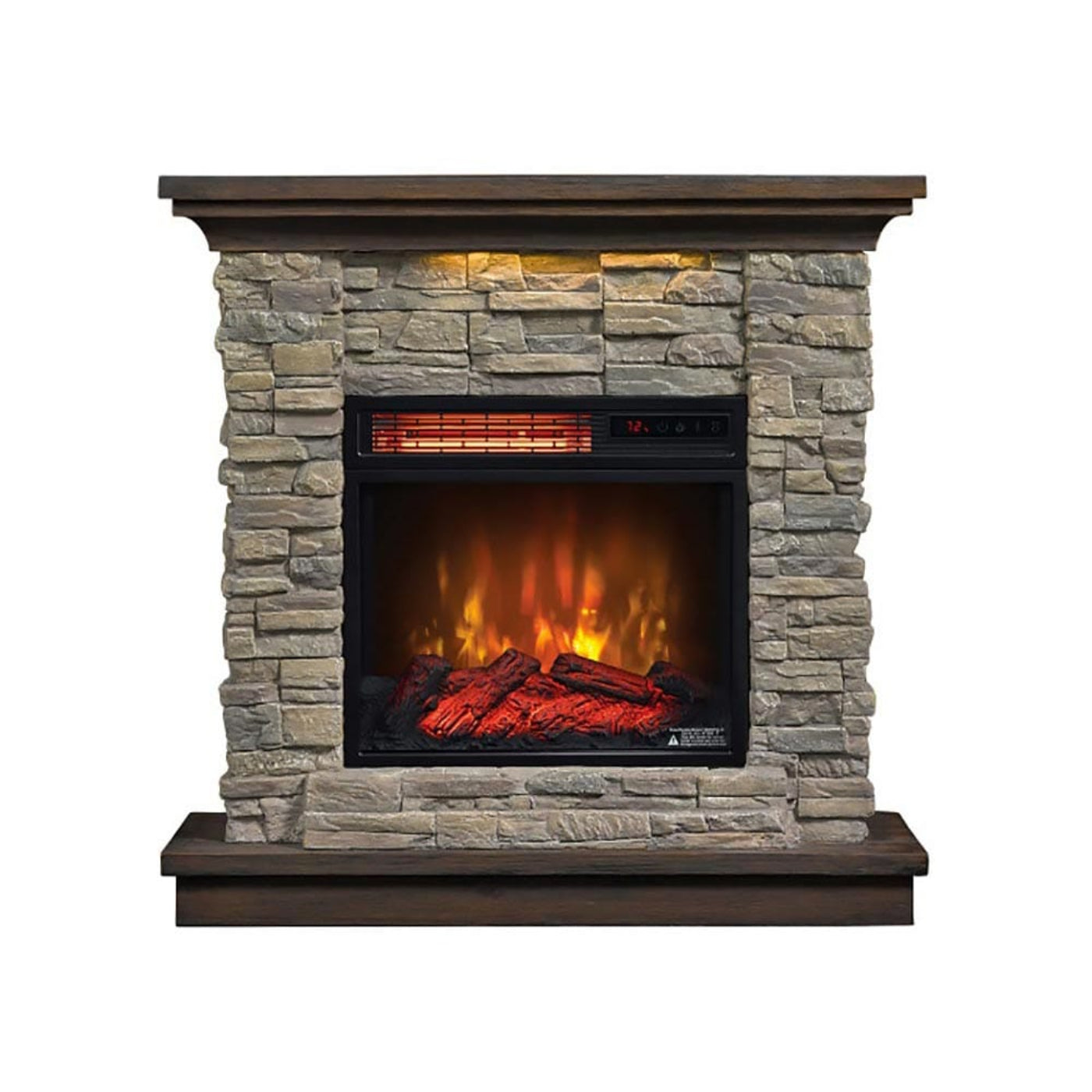 Duraflame Austin Infrared Electric Fireplace Mantel Package in Stone - 18WM30048-16001 - 201616