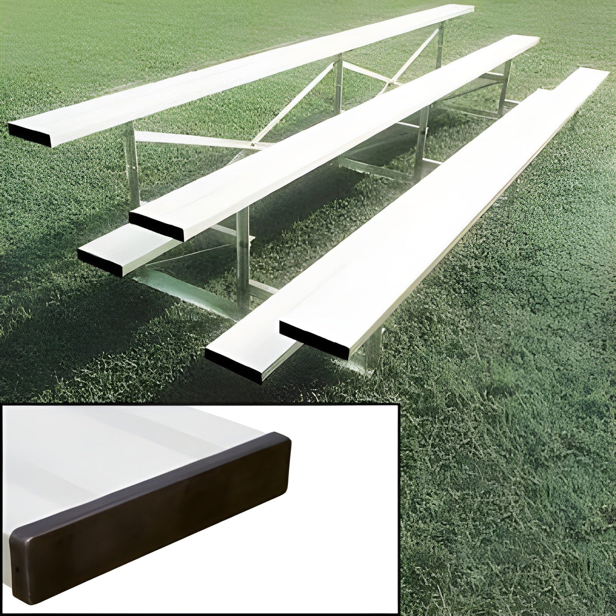 Bleacher 4 Rows Aluminum Bleachers without Fencing -  KAYP-BLRA4A21