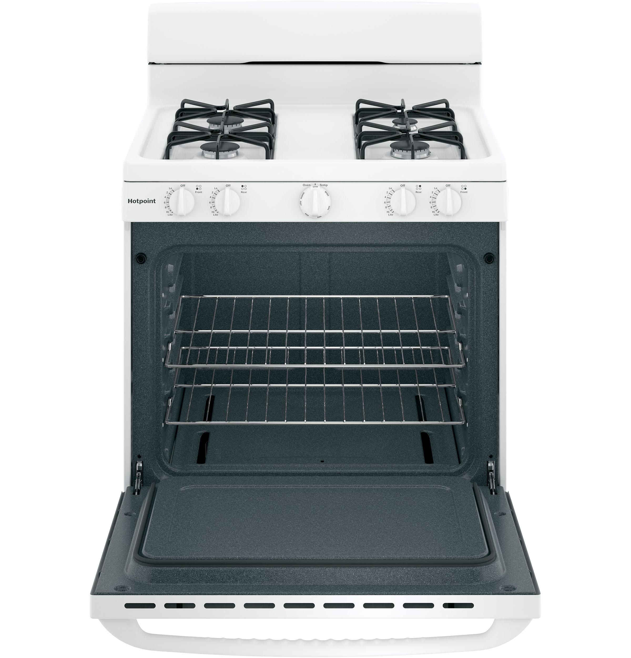 HOTPOINT RGBS300DMWW Hotpoint 30" Free-Standing Gas Range - RGBS300DMWW-KT