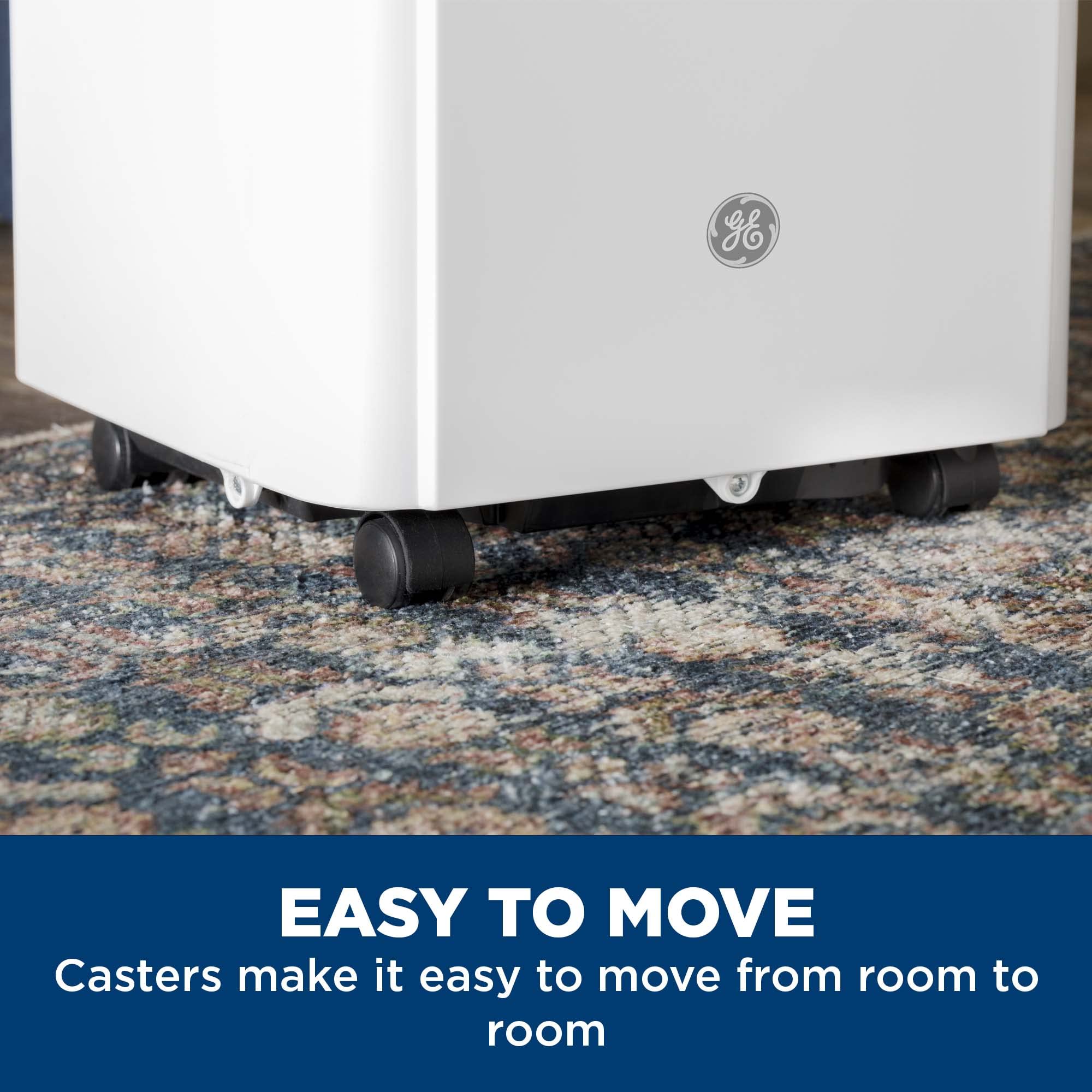 GE APPLIANCES APFD05JASW GE(R) 5,100 BTU Portable Air Conditioner with Dehumidifier and Remote, White - APFD05JASW-KT