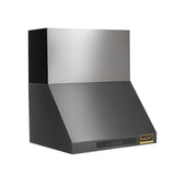 Kucht Professional 30" Wall Mount Range Hood 900 CFM in Titanium Stainless Steel - KRH303A-C