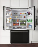 Kucht Professional 36 In. 26.1 cu. ft. Refrigerator with Interior Ice Maker, Black - K748FDS-K