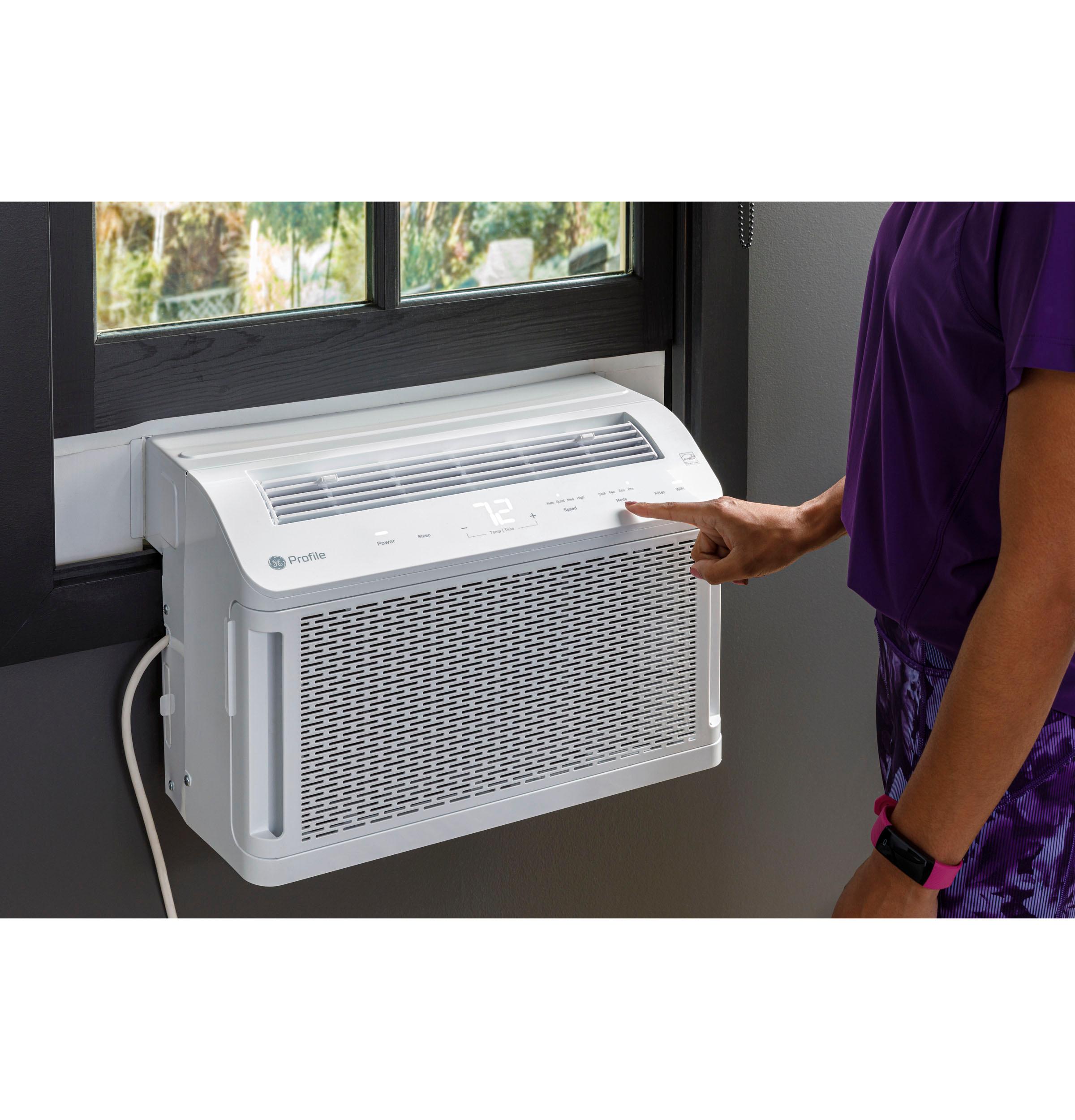 GE APPLIANCES PHNT10CC GE Profile ClearView(TM) ENERGY STAR(R) 10,300 BTU Inverter Smart Ultra Quiet Window Air Conditioner for Medium Rooms up to 450 sq. ft. - PHNT10CC-KT
