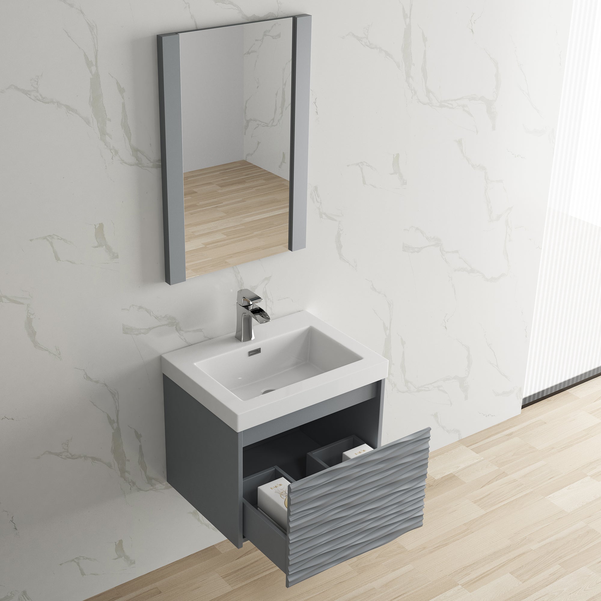 Blossom Paris 30 Inch Bathroom Vanity - V8008 30 01 - Backyard Provider