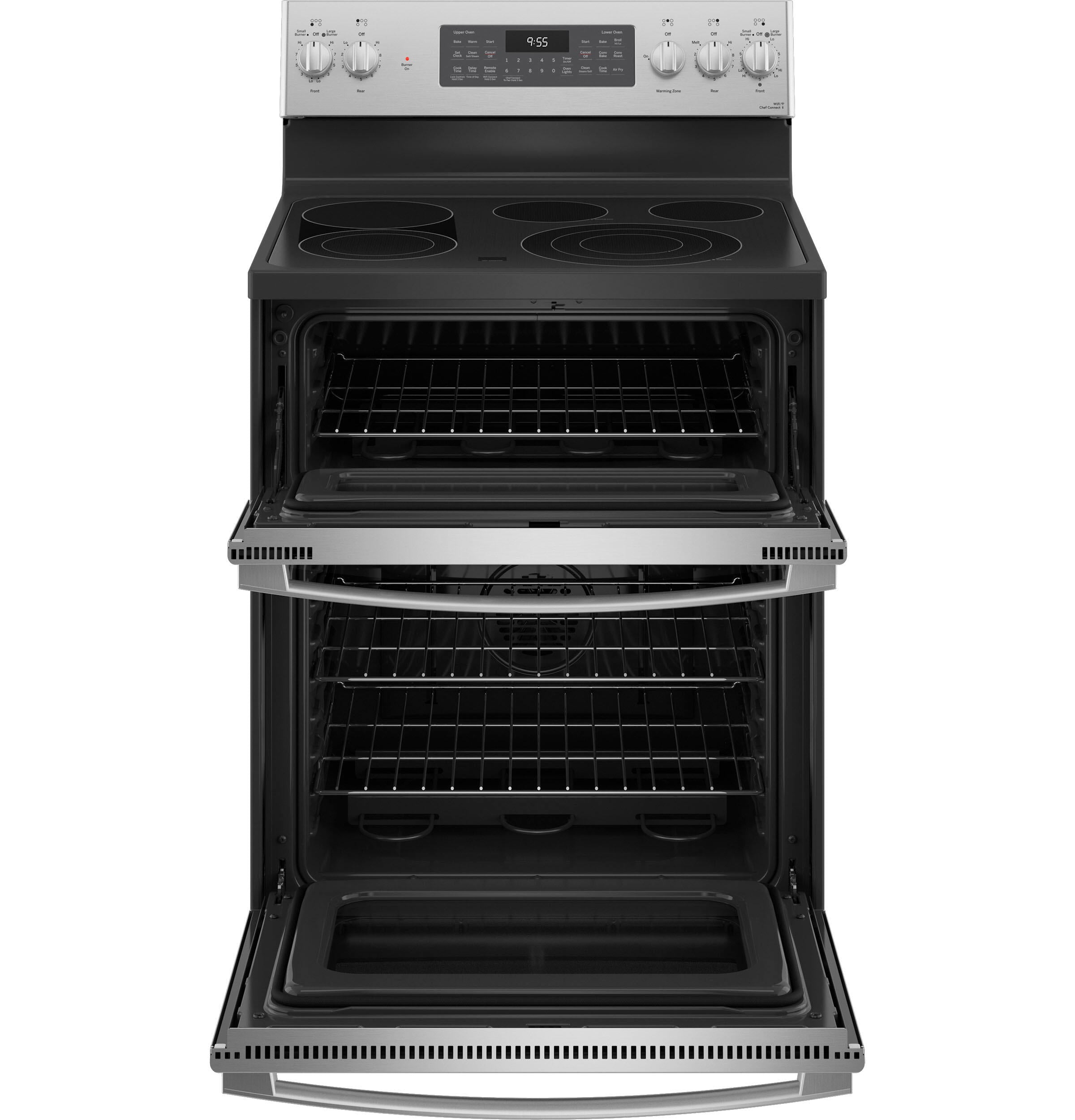GE APPLIANCES PB965YPFS GE Profile™ 30" Smart Free-Standing Electric Double Oven Convection Range with No Preheat Air Fry - PB965YPFS-KT