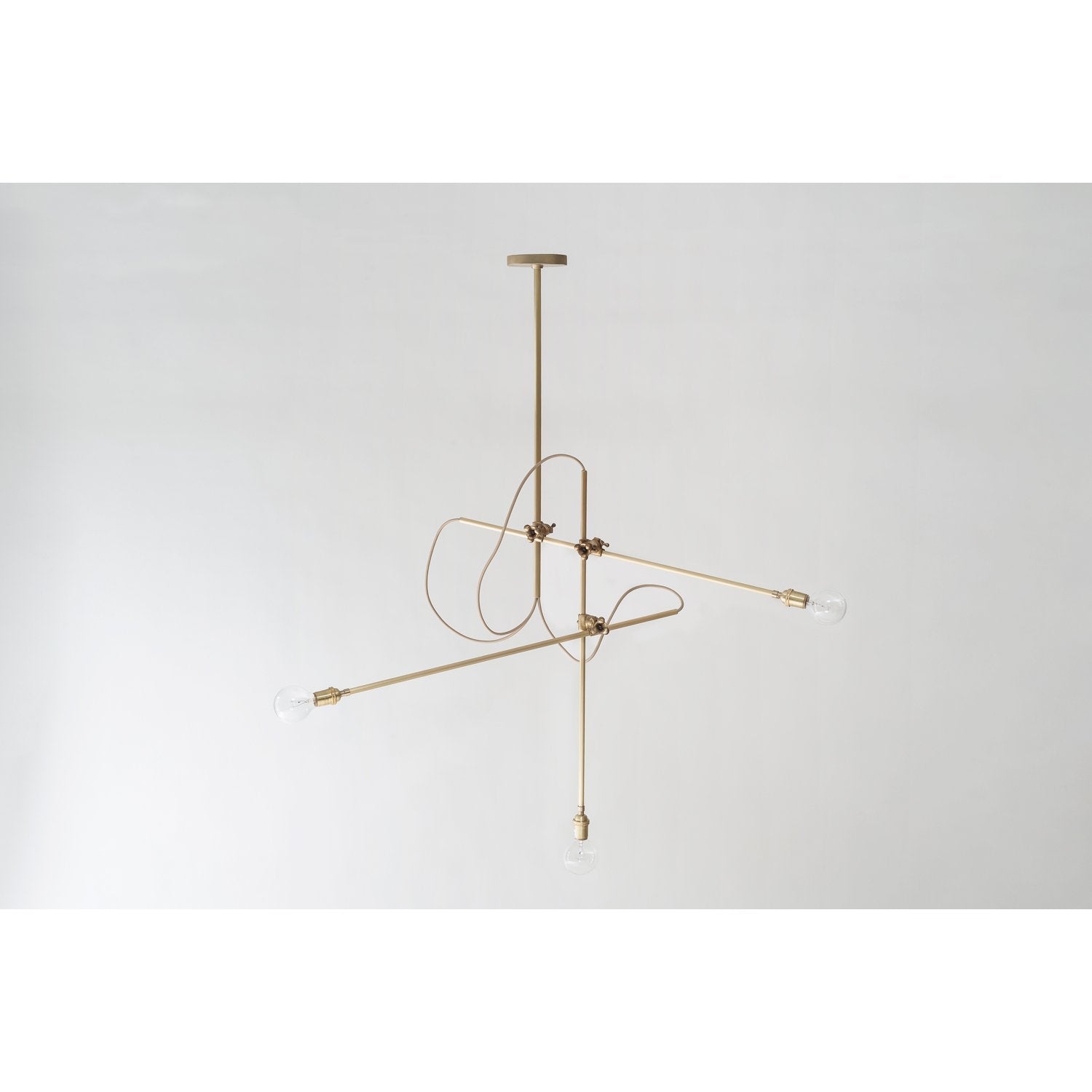 Workstead 3 Arm Industrial Chandelier - WS-IND-C-HB-110