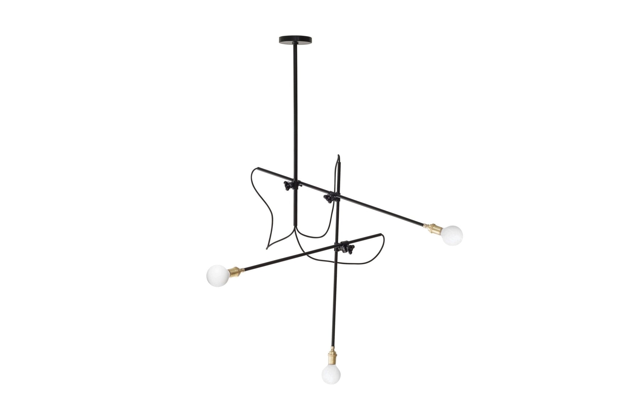 Workstead 3 Arm Industrial Chandelier - WS-IND-C-HB-110
