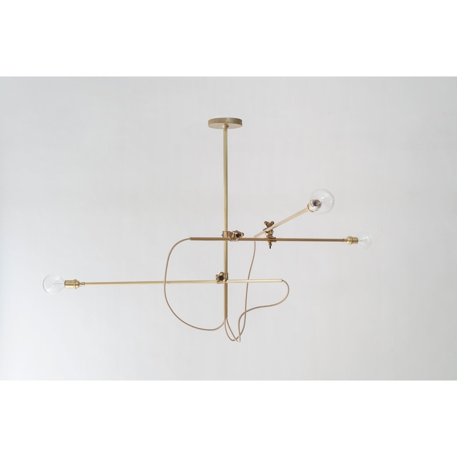 Workstead 3 Arm Industrial Chandelier - WS-IND-C-HB-110