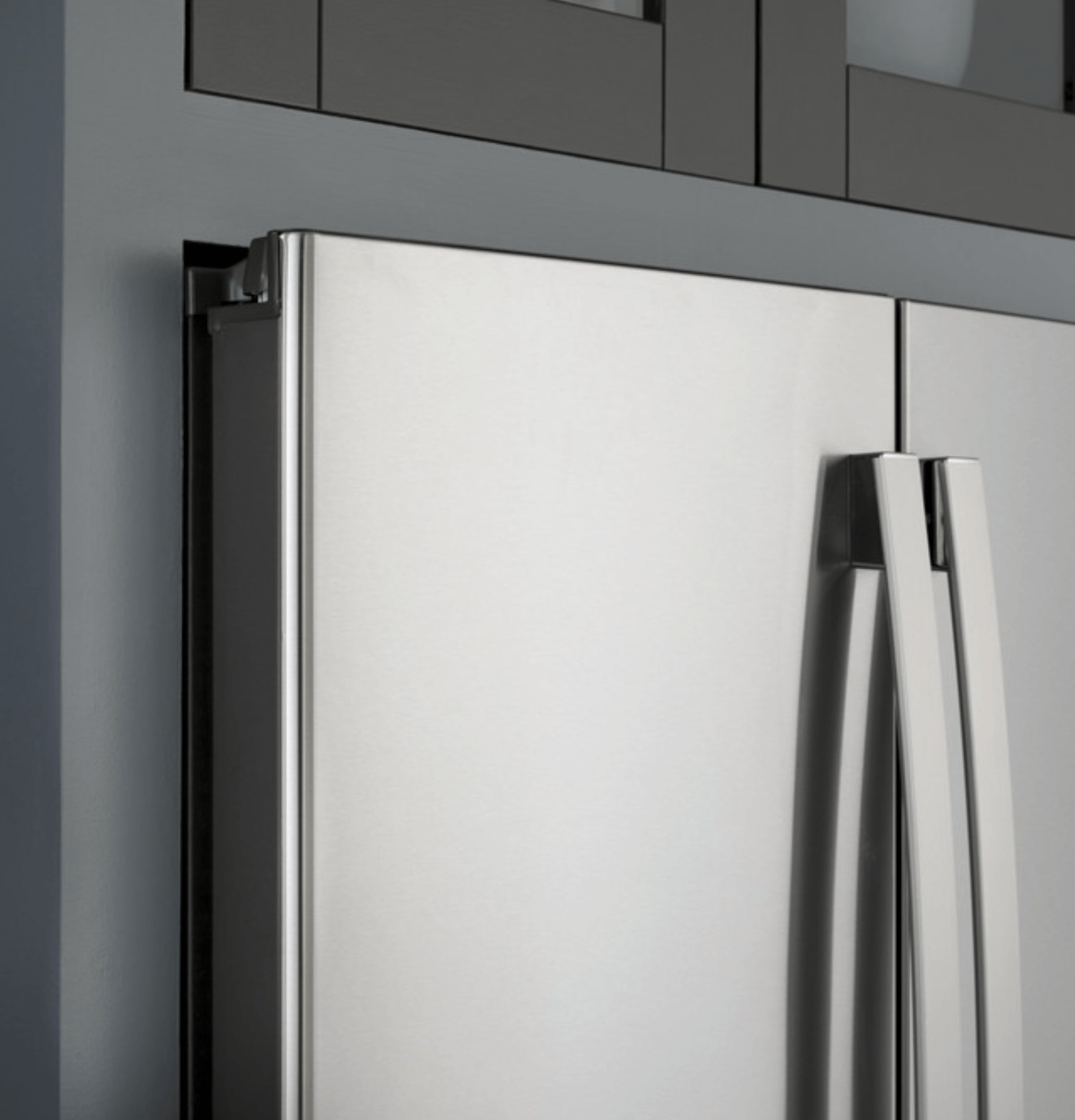 GE Profile 23.2 Cu. Ft. Smart Counter-Depth French-Door Refrigerator, 4-Door, Dual-Dispense AutoFill – PJE23BYWFS-KT