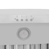 Proline Wall-Mounted Range Hood, Ducted, 1200 CFM, Stainless Steel Finish, Outdoor Rated Proline - PLJW 109WC