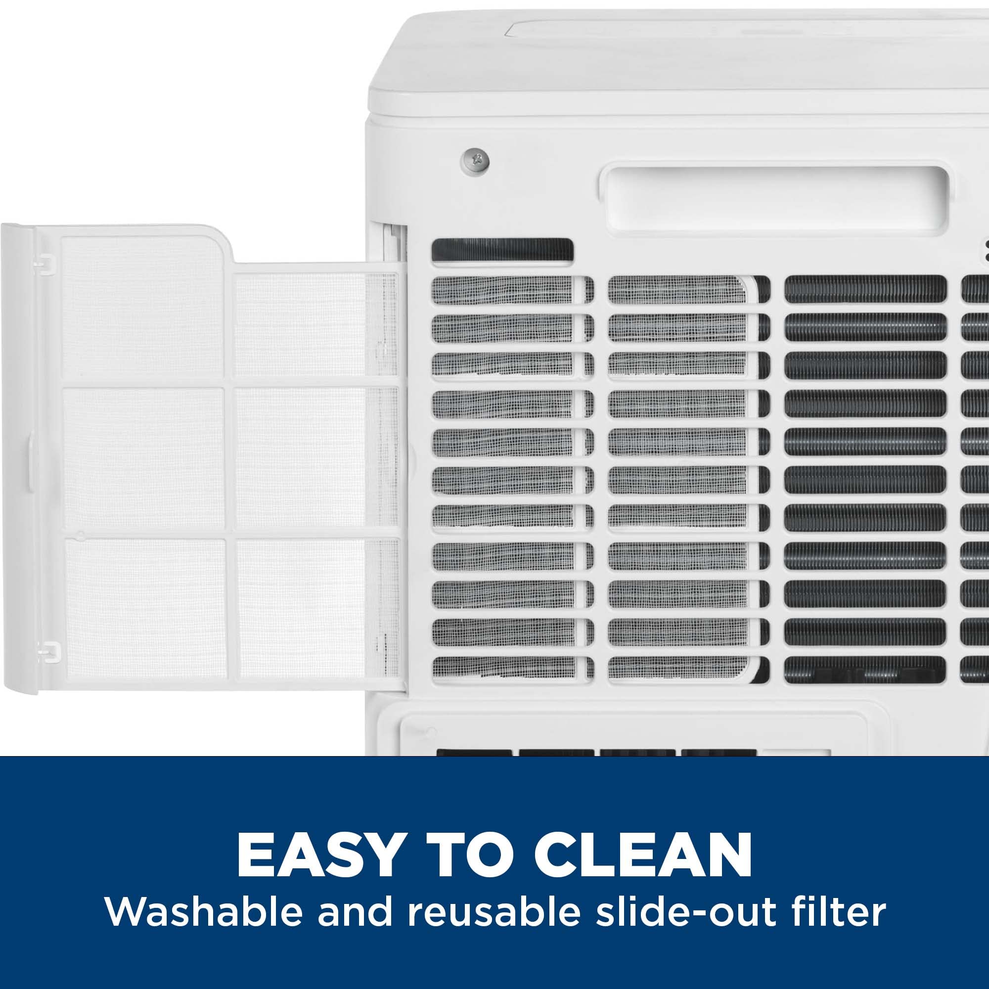 GE APPLIANCES APFD06JASW GE(R) 6,100 BTU Portable Air Conditioner with Dehumidifier and Remote, White - APFD06JASW-KT
