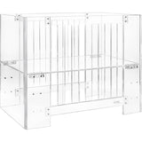Nursery Works Vetro Mini Crib with Pure Core Mini Crib Mattress