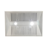 Kucht Professional 30" Wall Mount Range Hood 900 CFM in White - KRH3015-W