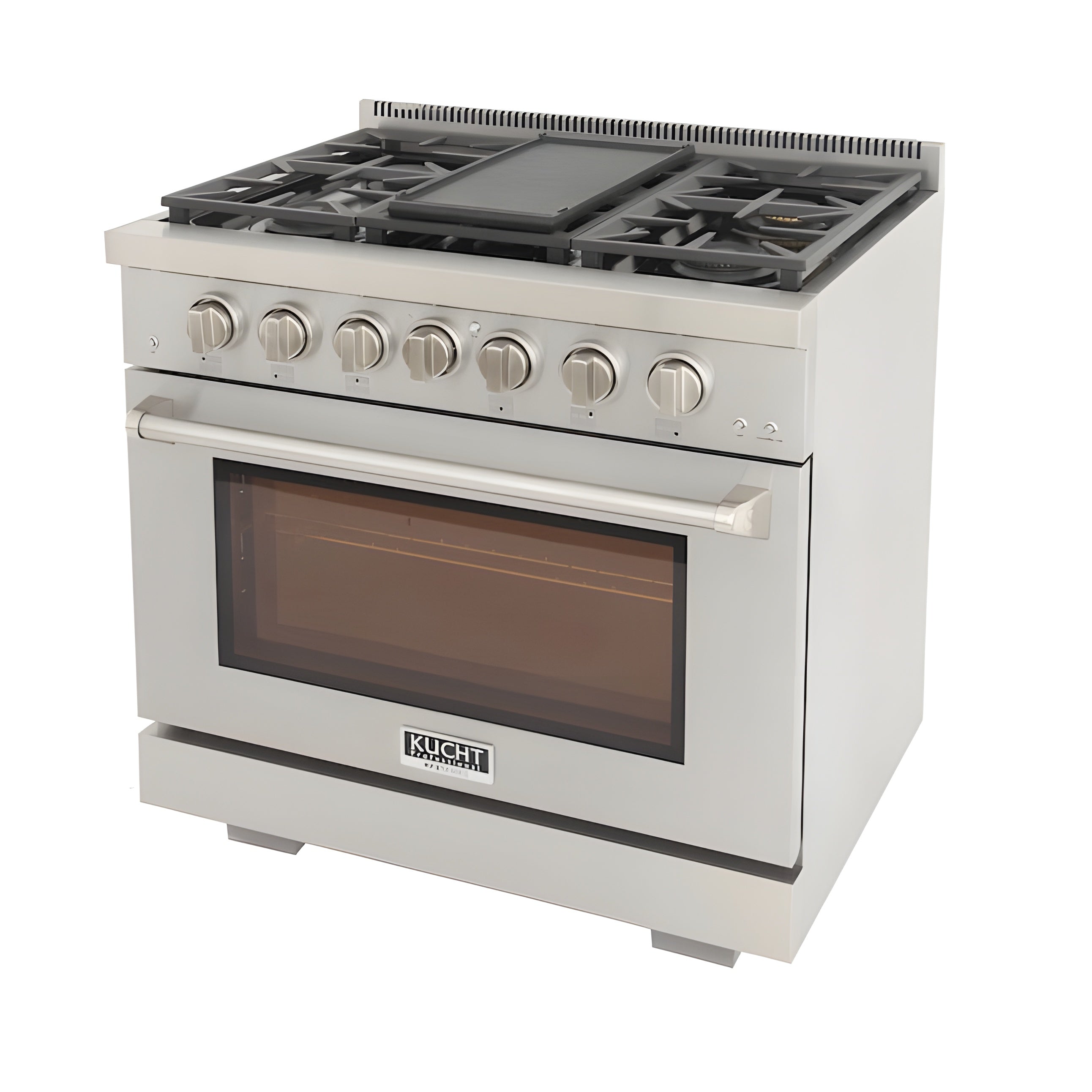 Kucht Professional 36 in. 5.2 cu ft. Propane Gas Range - KFX360/LP-S