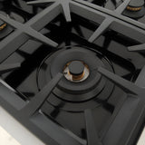 Kucht Professional 36" 5.2 cu. ft. Natural Gas Range in White with True Simmer Burners - KFX3600X-W
