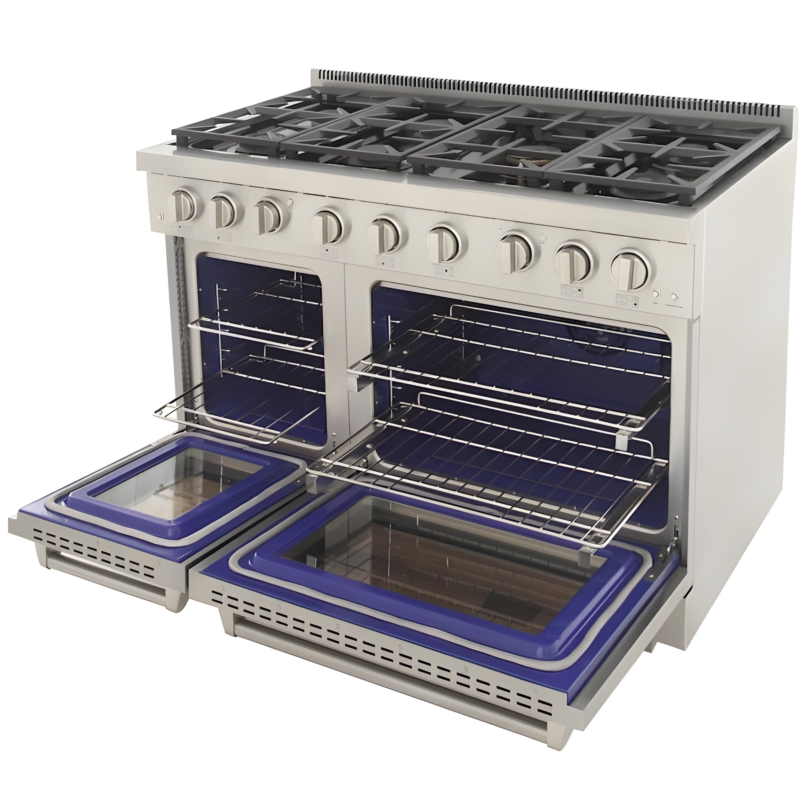Kucht 36" Pro-Style Propane Gas Dual Fuel Range with 4 Burners in Olive Green - KDF362/LP-OG