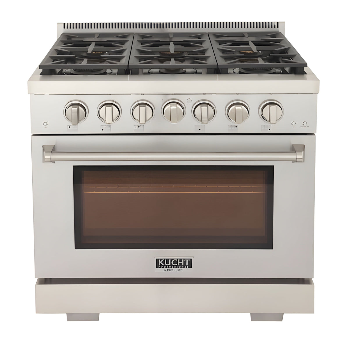 Kucht Professional 36 in. 5.2 cu ft. Natural Gas Range - KFX360-S