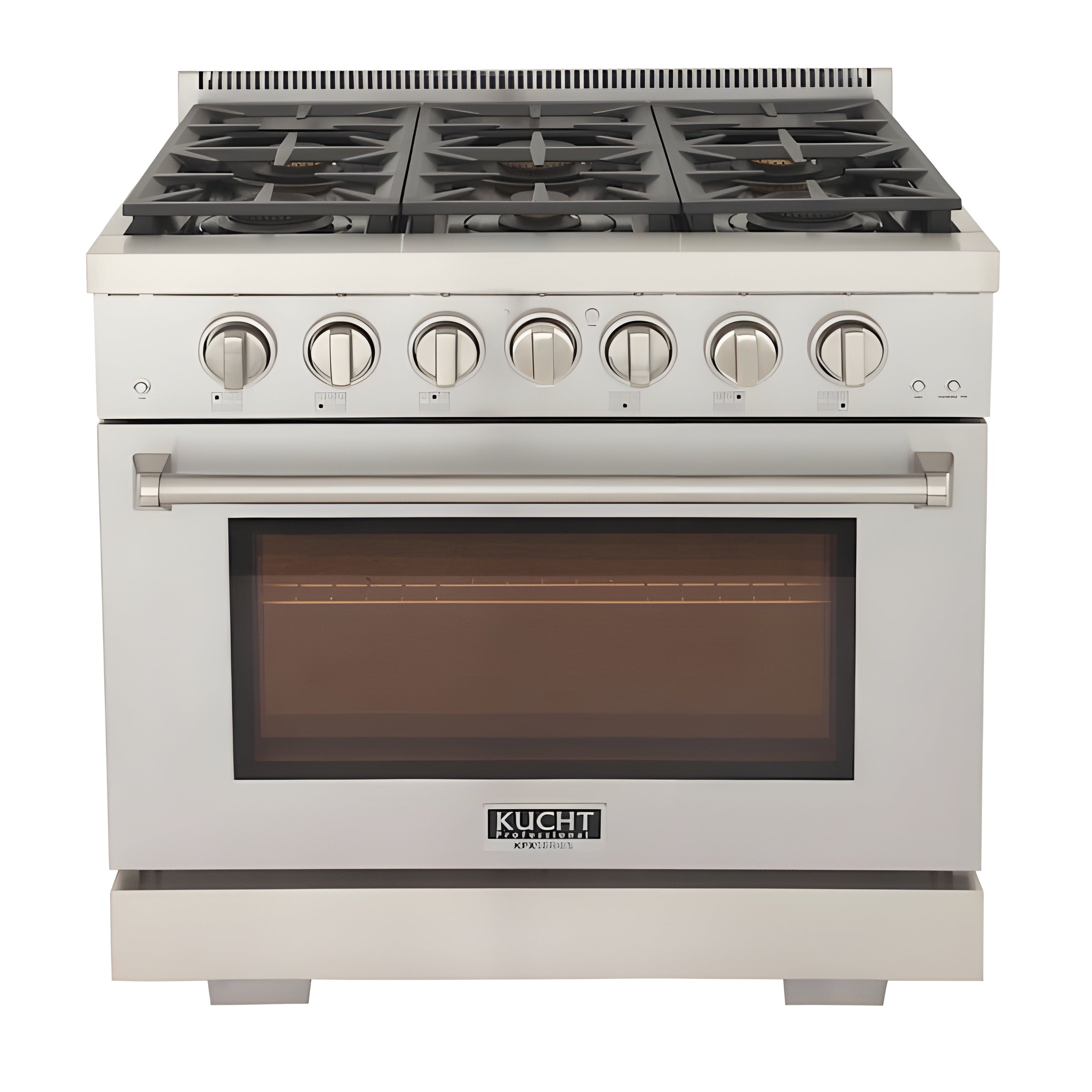 Kucht Professional 36 in. 5.2 cu ft. Natural Gas Range - KFX360-S