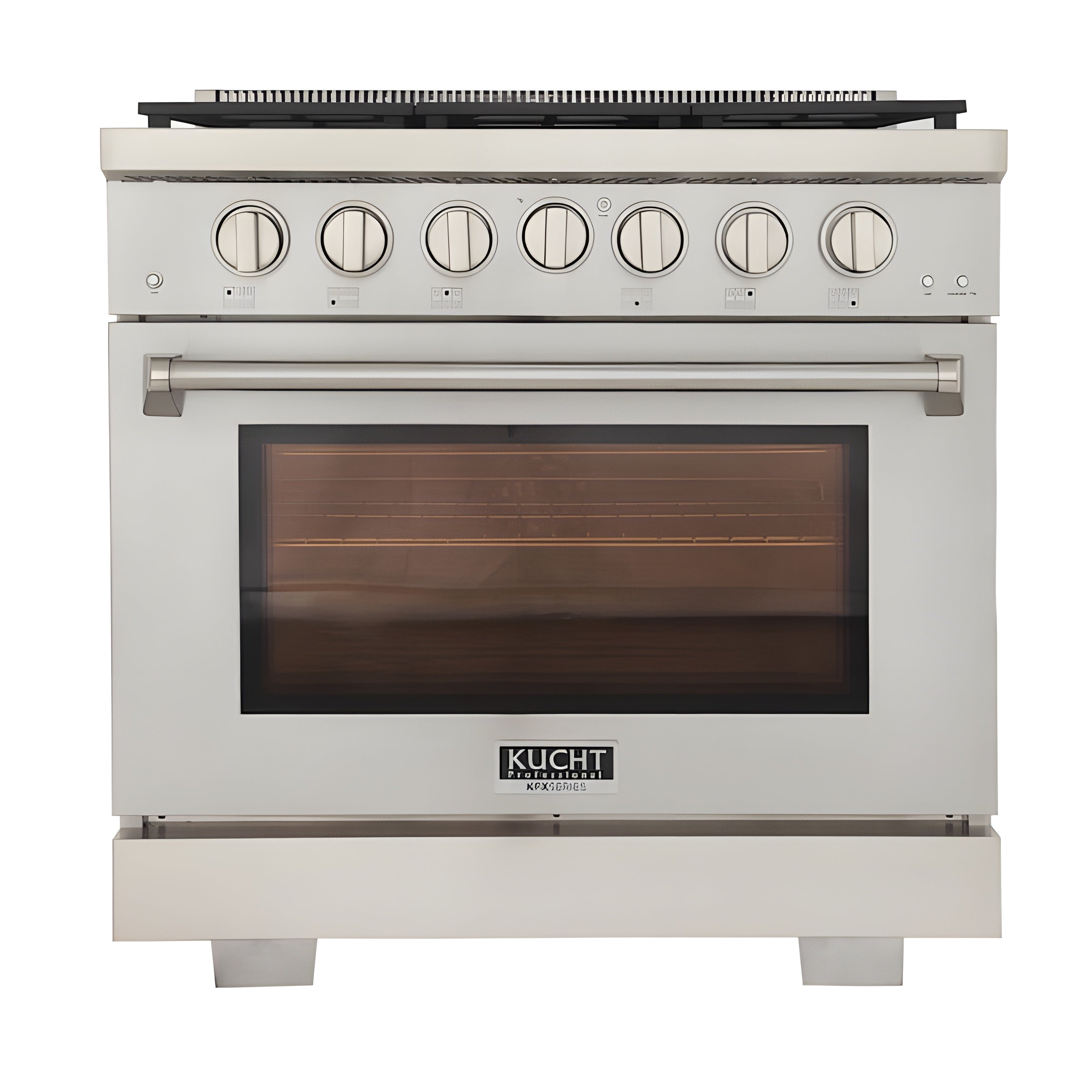 Kucht Professional 36 in. 5.2 cu ft. Propane Gas Range - KFX360/LP-S