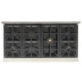 Kucht Professional 48" 6.7 cu. ft. Natural Gas Range in Olive Green with Silver Accents -  KFX480-G