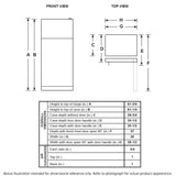 HOTPOINT 15.6 Cu. Ft. Recessed Handle Top-Freezer Refrigerator - HPS16BTNRWW-KT