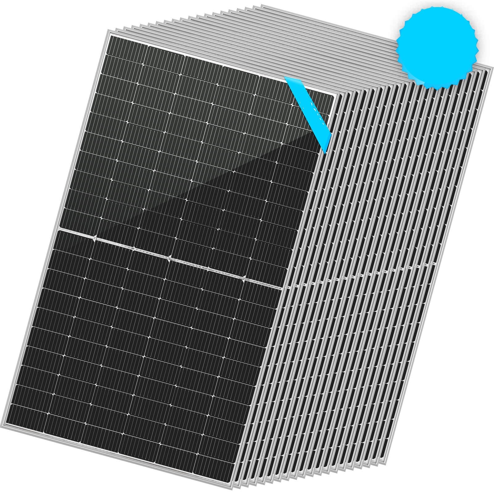 Sun Gold 460 Watt Bifacial PERC Solar Panel - SG-460WBGx2