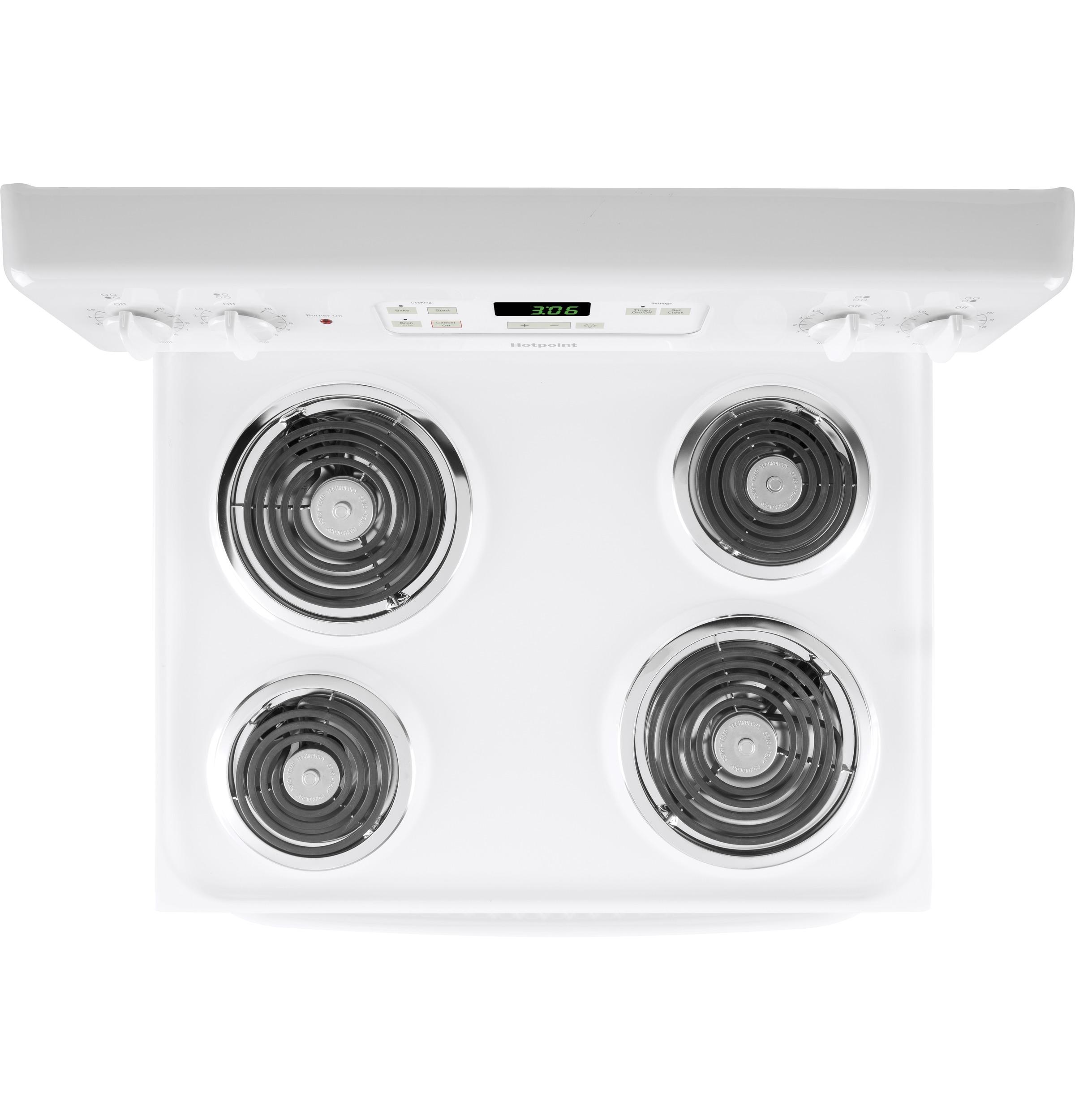 HOTPOINT 30" Free-Standing Standard Clean Electric Range - RBS360DMWW-KT