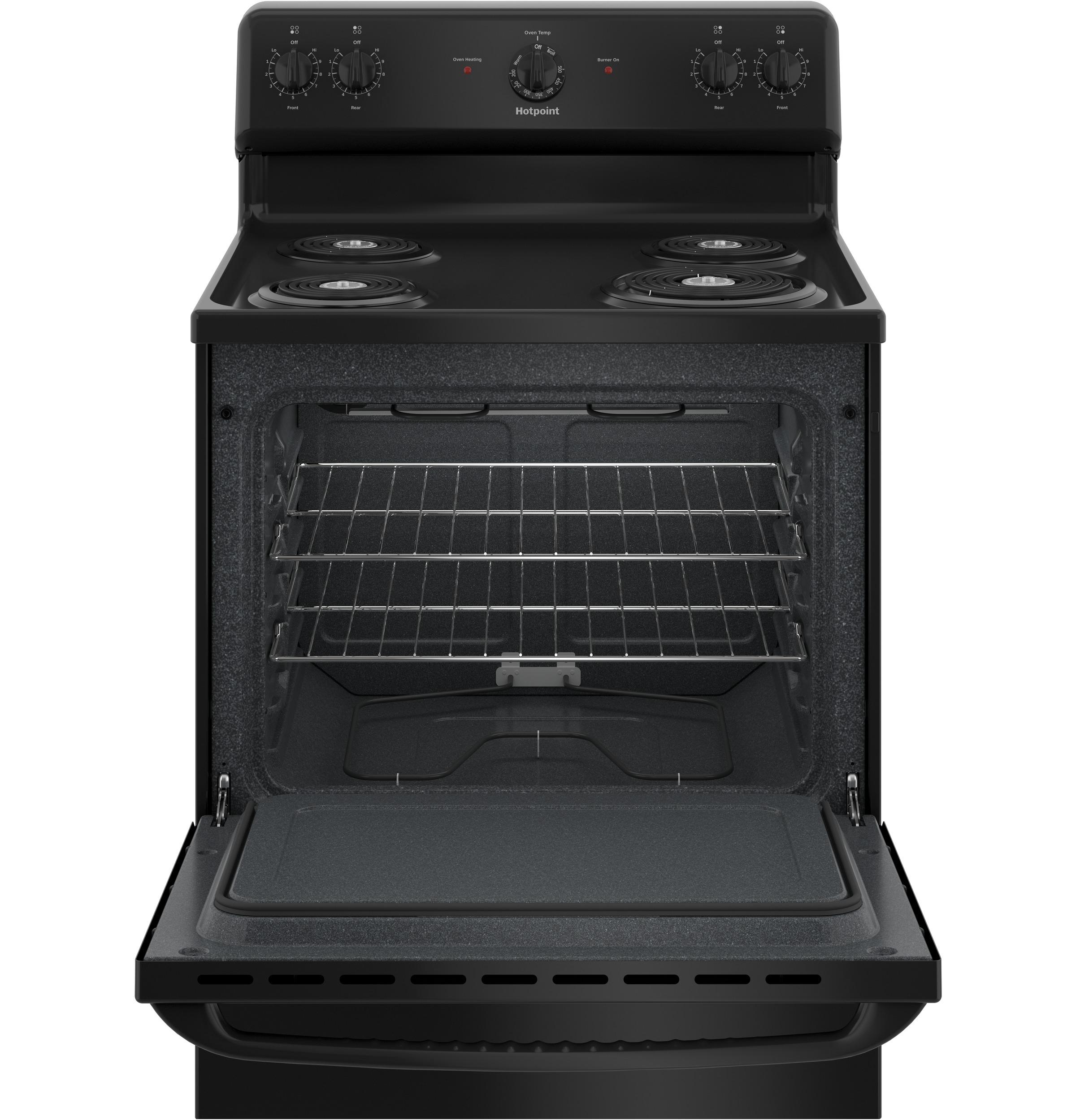 HOTPOINT RBS160DMBB Hotpoint 30" Free-Standing Electric Range -RBS160DMBB-KT