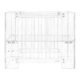 Nursery Works Vetro Mini Crib with Pure Core Mini Crib Mattress