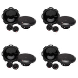 2 Rockford Fosgate 6.75" 120W 2-Way Car Audio Component Speakers System 4 Pack - 194049
