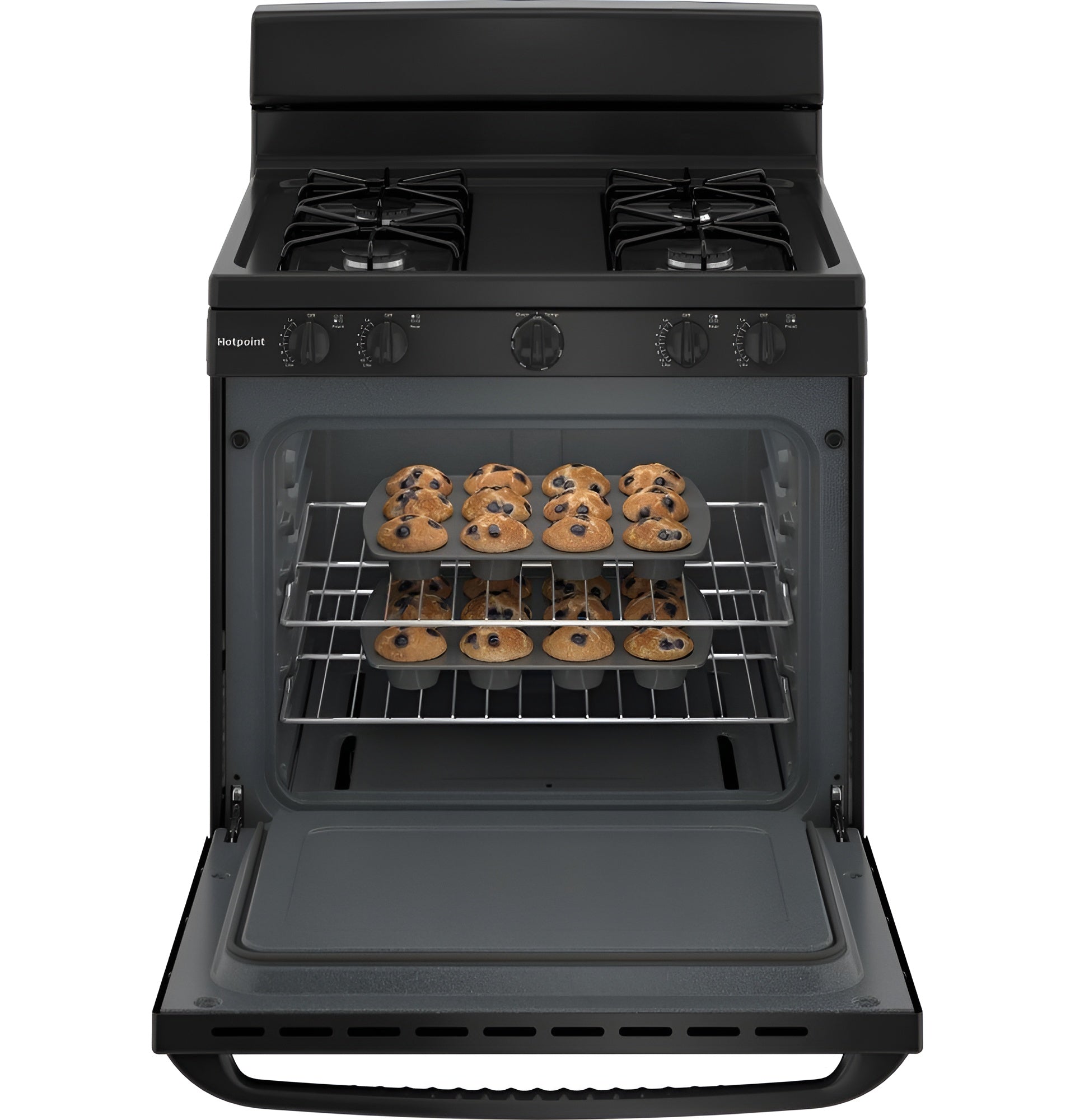 HOTPOINT RGBS300DMBB Hotpoint 30" Free-Standing Gas Range - RGBS300DMBB-KT