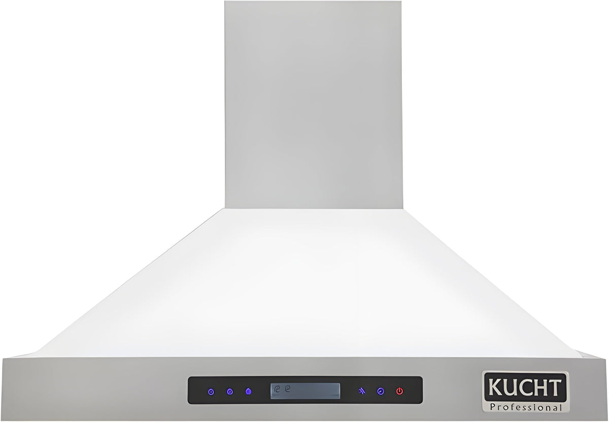 Kucht Professional 36" Wall Mount Range Hood 900 CFM in White - KRH3615-W