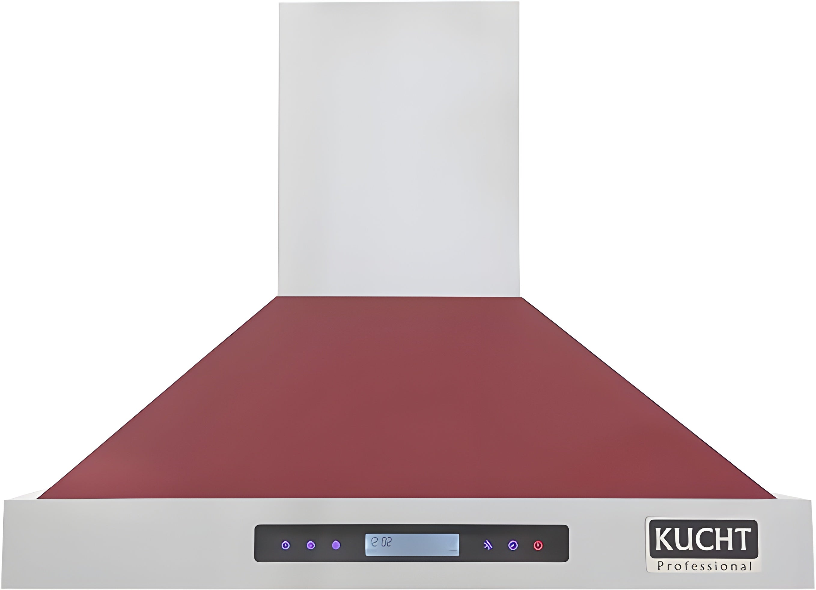 Kucht Professional 36" Wall Mount Range Hood 900 CFM in Red - KRH3615-R