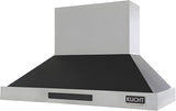 Kucht Professional 48" Wall Mount Range Hood 1,200 CFM in Black - KRH4815-K