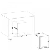 Lanbo 52 Bottle Single Zone Wine Cooler - LW52S