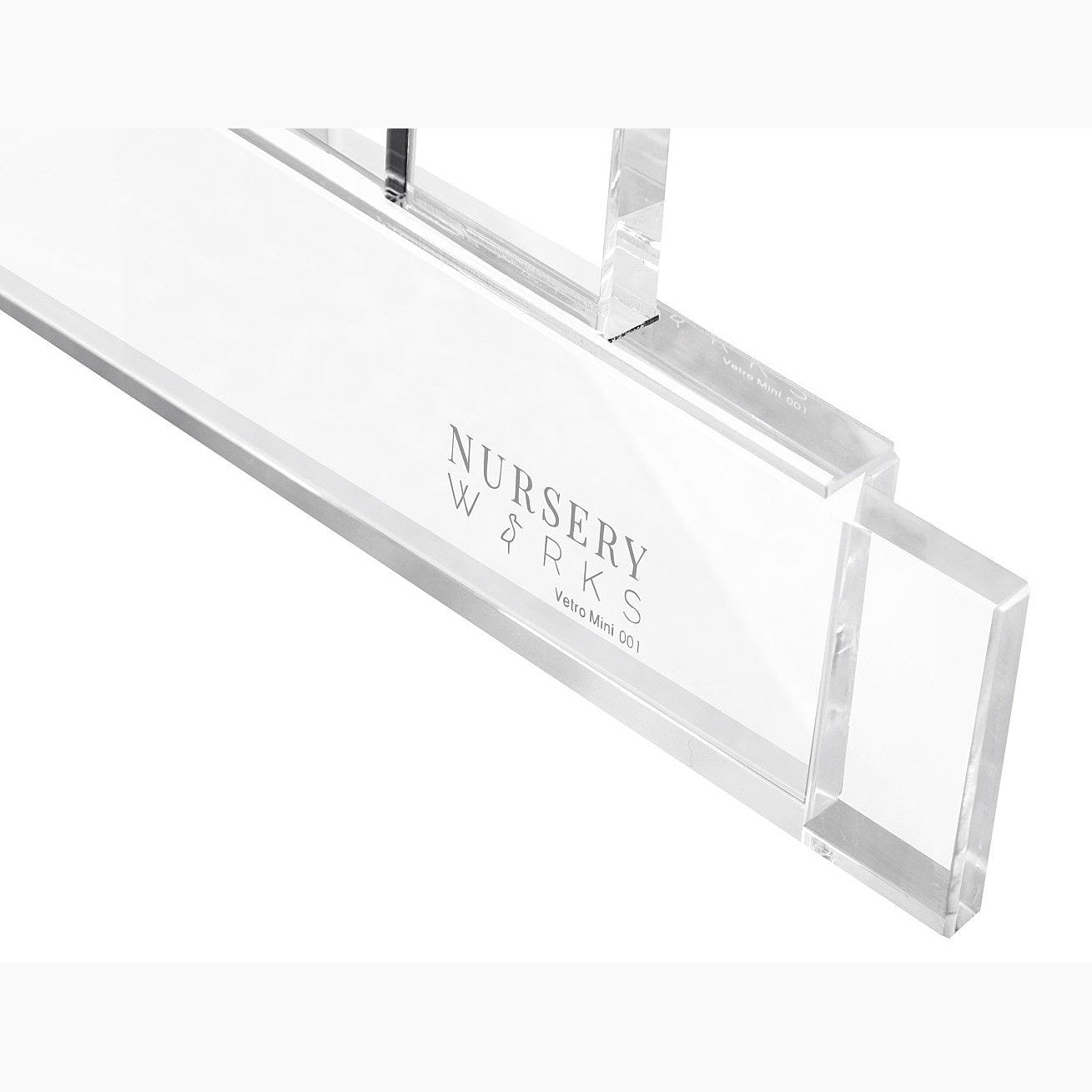 Nursery Works Vetro Mini Crib with Pure Core Mini Crib Mattress