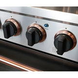 Kucht 36" Pro-Style Propane Gas Dual Fuel Range in Black with Rose Gold Accents - KDF362/LP-K-ROSE