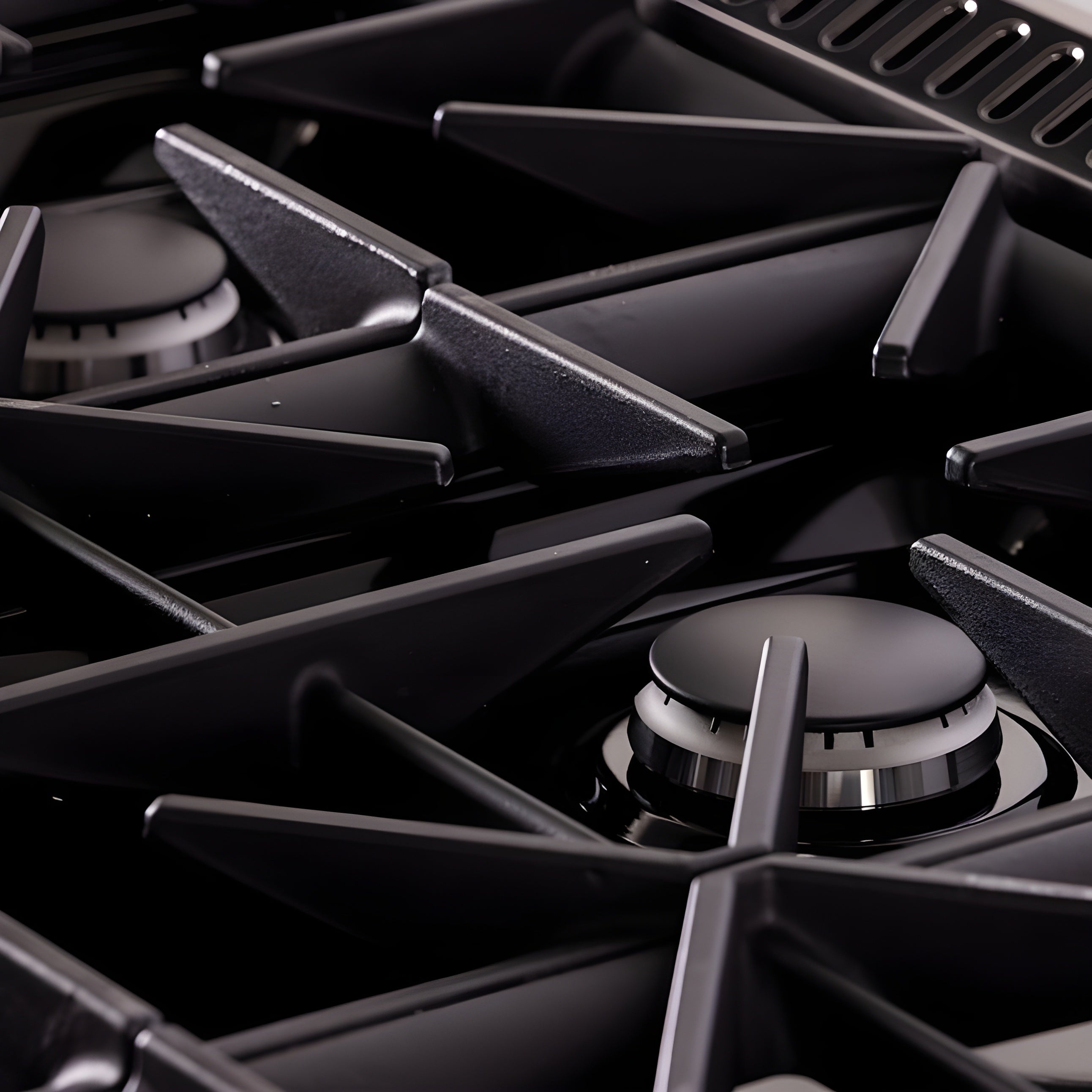 Kucht Gemstone Professional 36" 5.2 cu. ft. Dual Fuel Range in Titanium Stainless Steel with Gold Accents - KED364